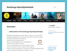 Tablet Screenshot of karlskogasdk.se